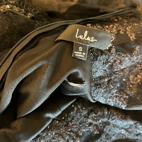 Alluring Sensation Black Tulle Embroidered Tiered Maxi Dress - Picture 3 of 3